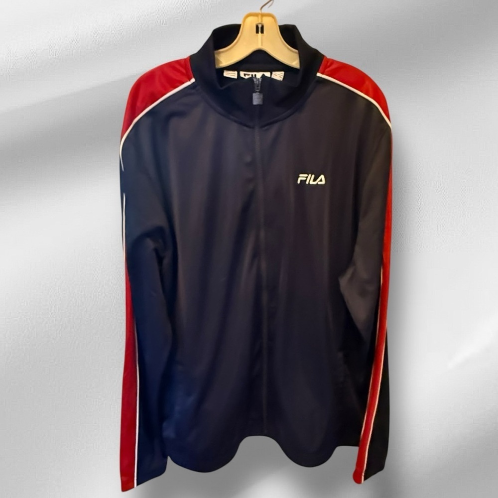 Fila Navy Zip Jacket nwt‎